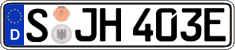 German license plate, Electric vehicles