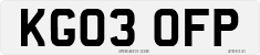 License plate of the United Kingdom, 2001 year system