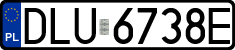 License plates of Poland, Regular car plates