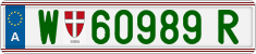 License plate of Austria, Regular plates