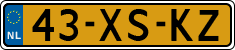 License plate of the Netherlands, Cars