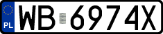 License plates of Poland, Regular car plates