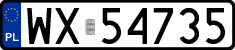 License plates of Poland, Regular car plates