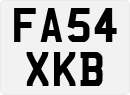 License plate of the United Kingdom, 2001 year system