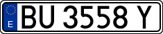 License plates of Spain, 1971 year series
