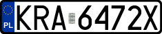 License plates of Poland, Regular car plates