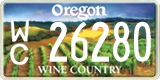 Oregon, Specialty plates (AB 12345)