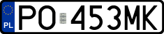 License plates of Poland, Regular car plates