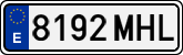 License plates of Spain, Ordinary (2000)