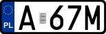 License plates of Poland, Regular car plates