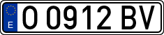 License plates of Spain, 1971 year series