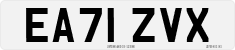 License plate of the United Kingdom, 2001 year system