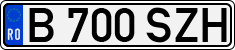 License plate of Romania, Regular plates