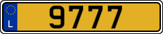 License plate of Luxembourg, Vanity Plates