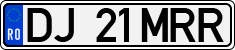 License plate of Romania, Regular plates
