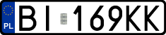 License plates of Poland, Regular car plates