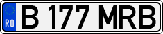 License plate of Romania, Regular plates