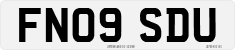 License plate of the United Kingdom, 2001 year system