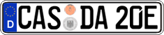 German license plate, Electric vehicles