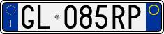 License plate of Italy, Cars (1994 year series)