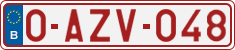 License plate of Belgium, Regular plates (2010)