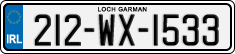 License plate of Ireland, Regular plates