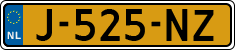 License plate of the Netherlands, Cars
