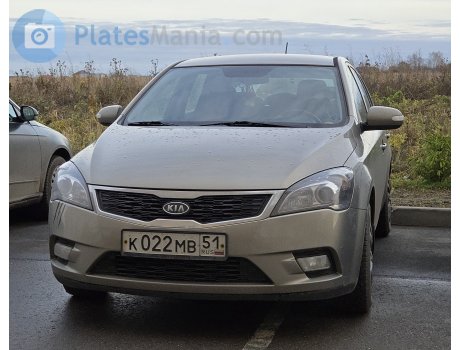 к022мв51, Kia Ceed