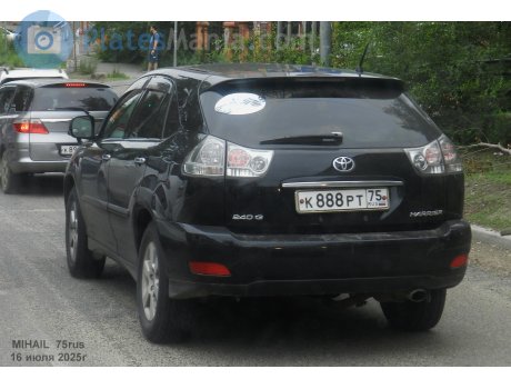 к888рт75, Toyota Harrier