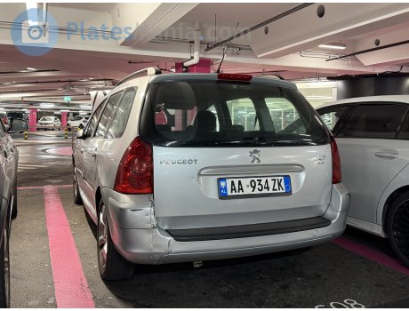 AA 934 ZK, Peugeot 307