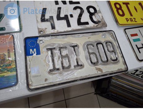 IBI 609, License plate without vehicle