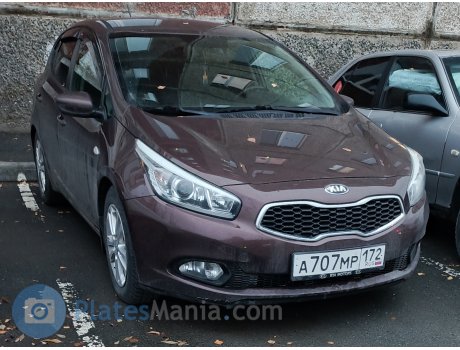 а707мр172, Kia Ceed