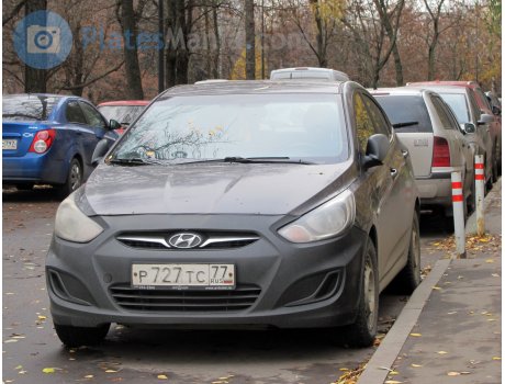 р727тс77, Hyundai Solaris