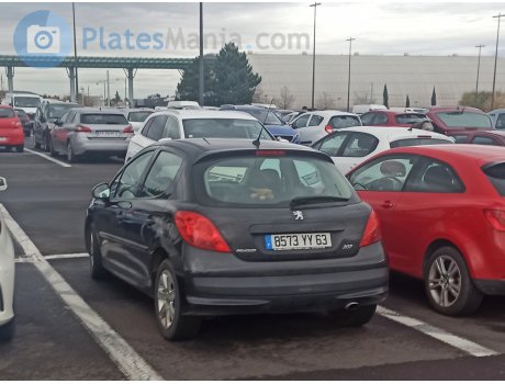 8573 YY 63, Peugeot 207