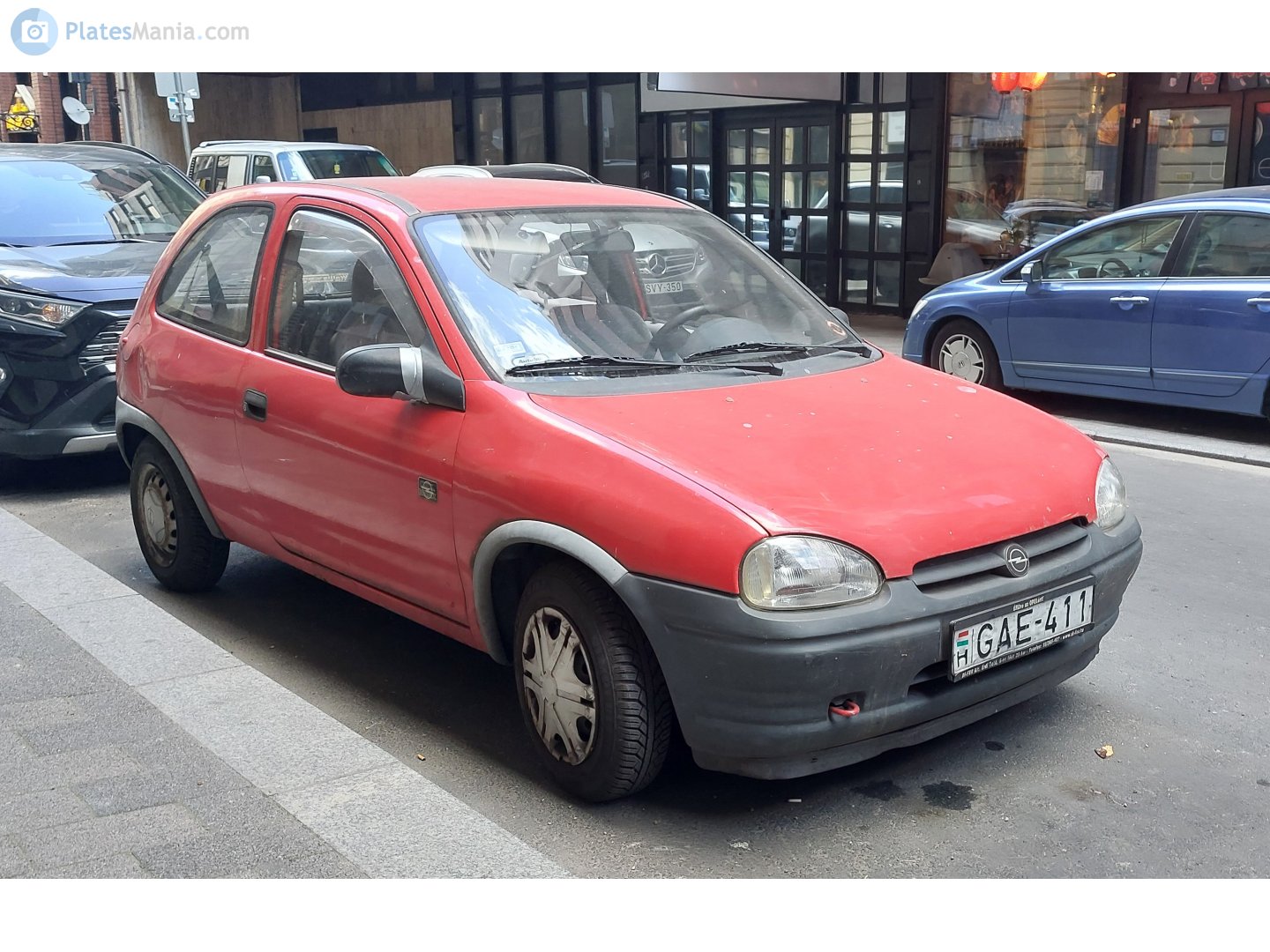 GAE-411, Opel Corsa 2nd gen (Lite) 3-door Hatch (B; S93), 1993–2000 (–2007 for ZA-market)