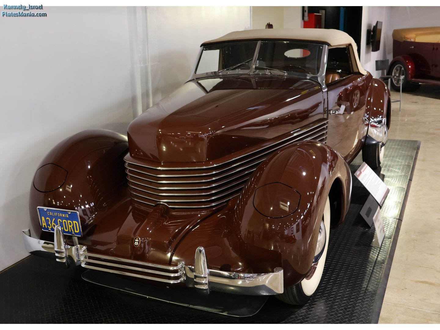 A36 CORD, Cord 810 Convertible, 1936