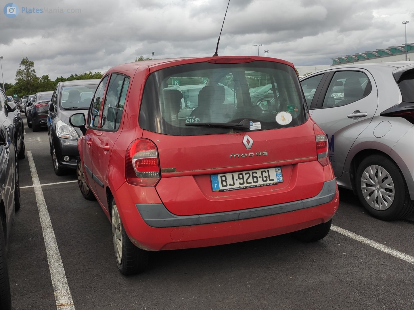 BJ-926-GL, Renault Modus 1st gen (J77), facelift, 2008–2012
