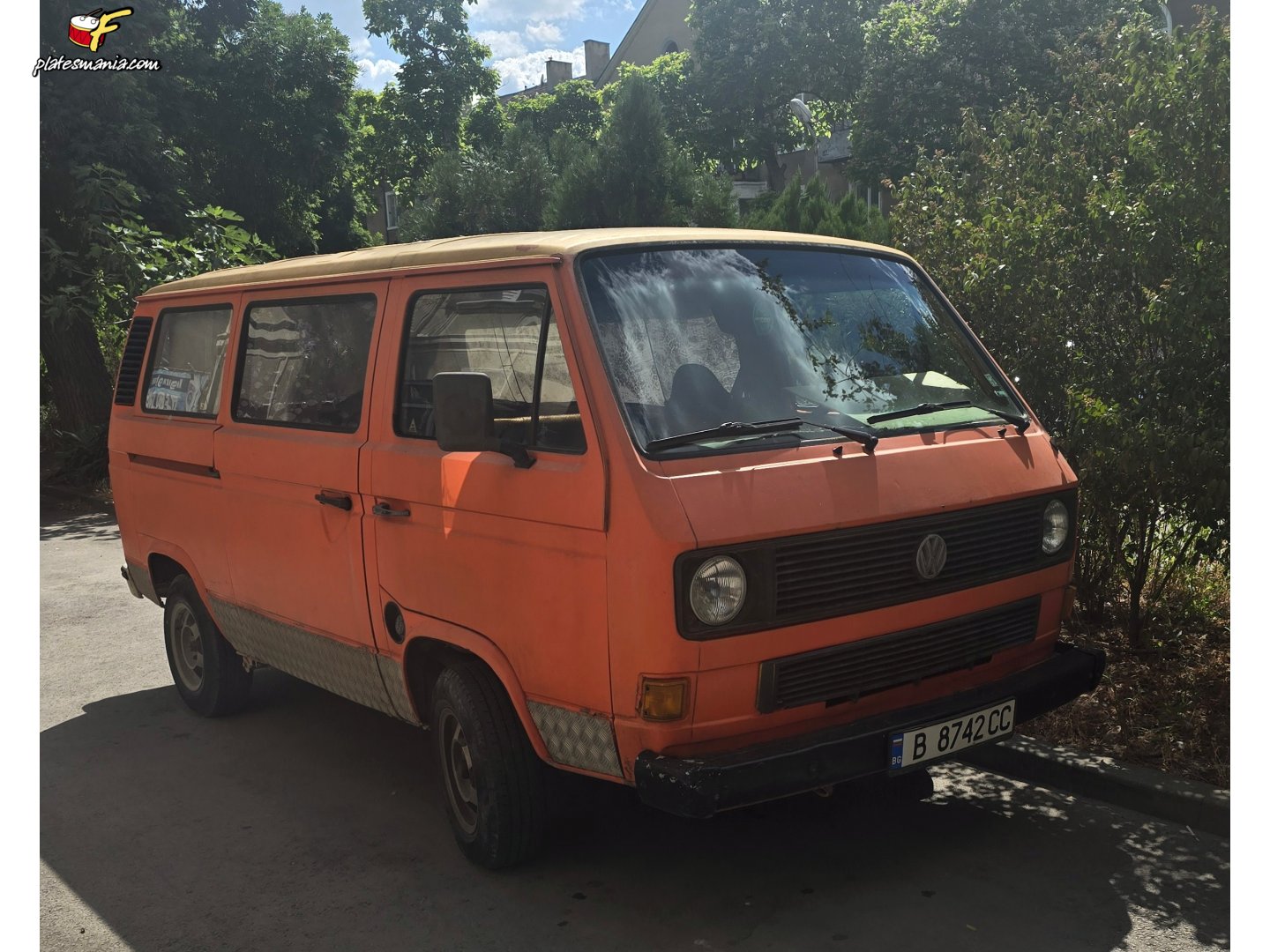 B 8742 CC, Volkswagen Transporter 3rd gen Van (T3), 1979–1992