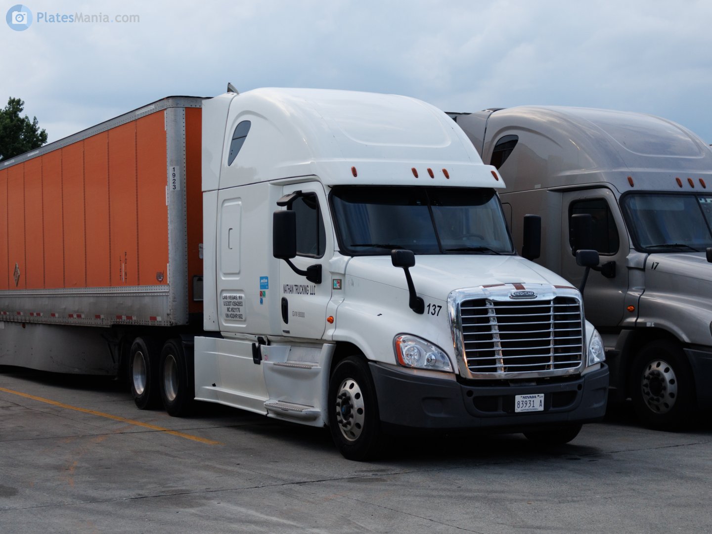 83931  A, Freightliner Cascadia 1st gen Cascadia (2007–2013) / 2nd gen Cascadia Evolution (2012–2018)