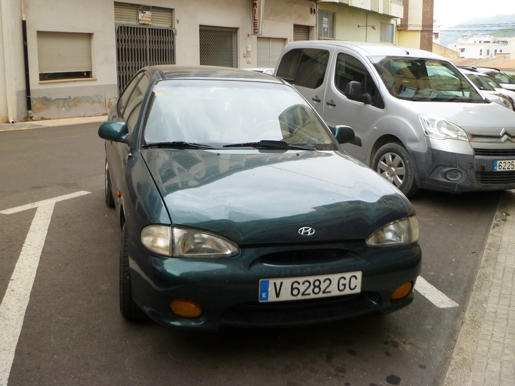 V 6282 GC, Hyundai Accent 1st gen 3-door Hatch (X3), 1994–2000