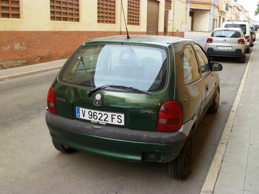 V 9622 FS, Opel Corsa 2nd gen (Lite) 3-door Hatch (B; S93), 1993–2000 (–2007 for ZA-market)