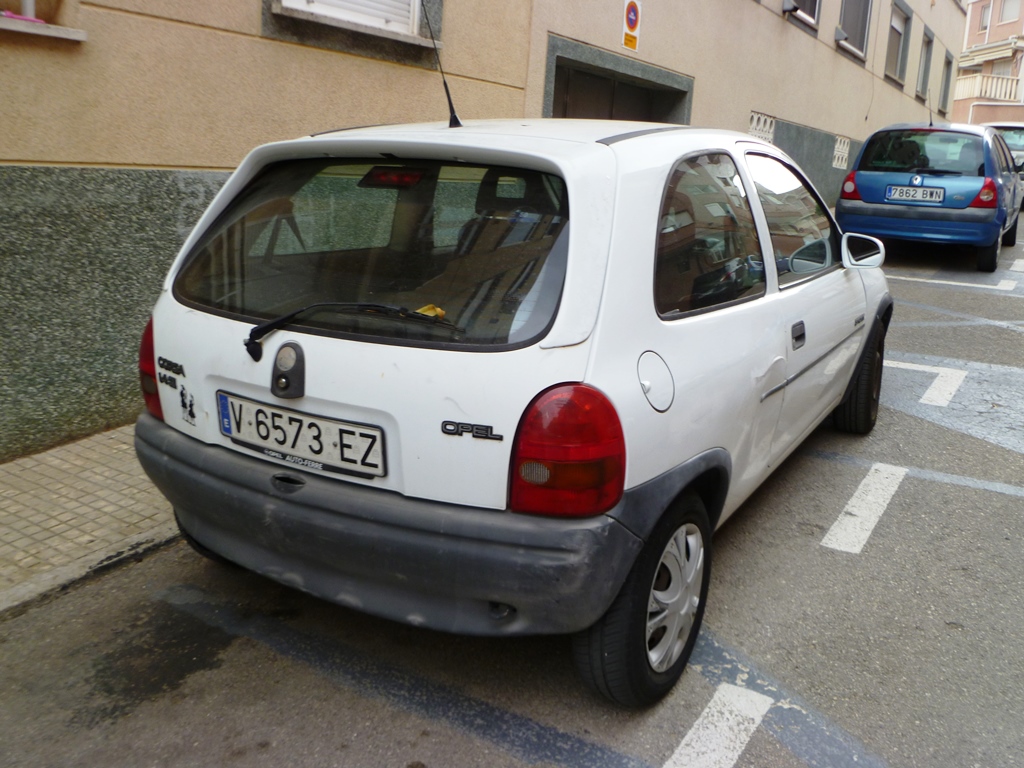 V 6573 EZ, Opel Corsa 2nd gen (Lite) 3-door Hatch (B; S93), 1993–2000 (–2007 for ZA-market)