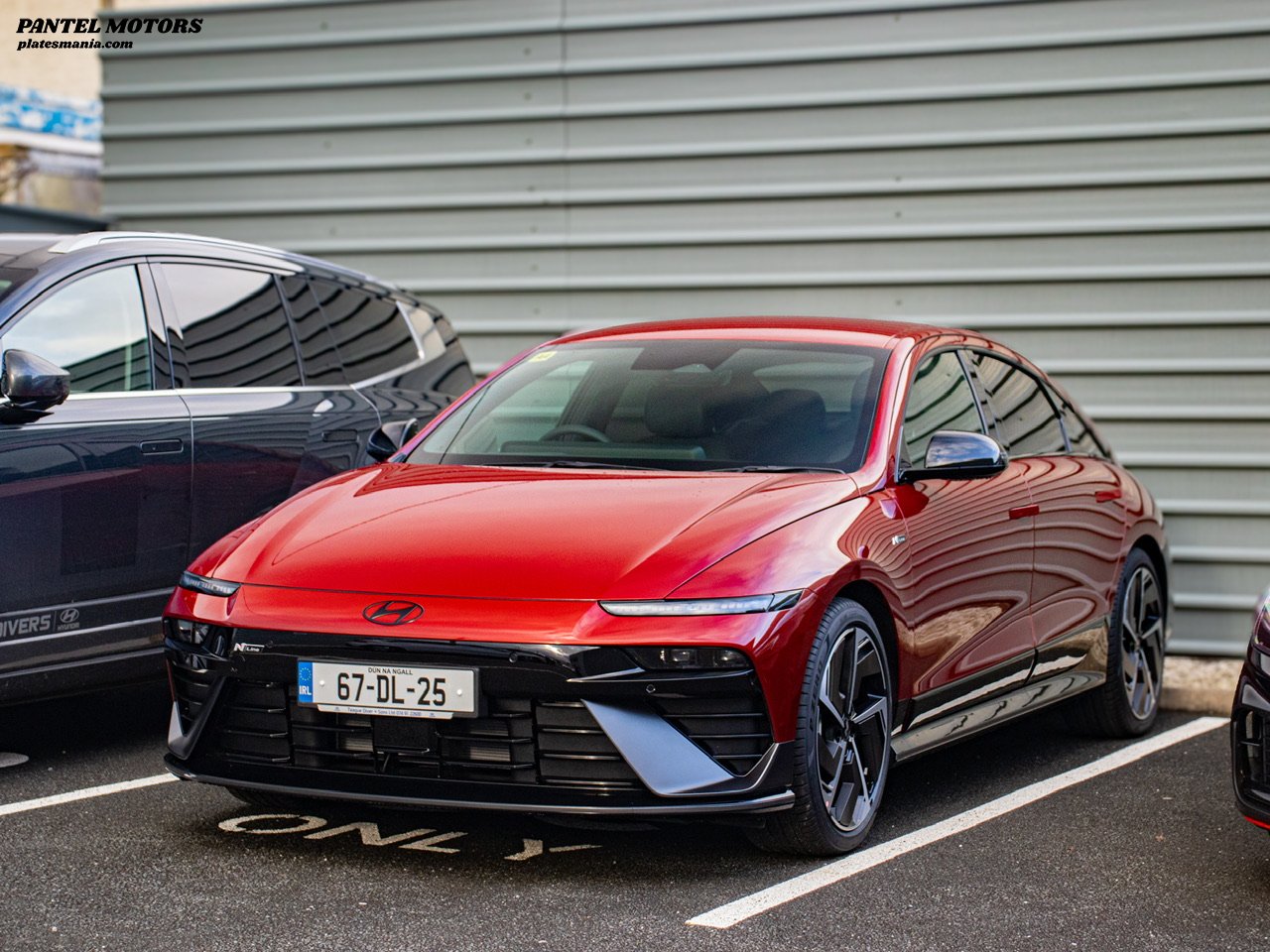 67-DL-25, License plate without vehicle 