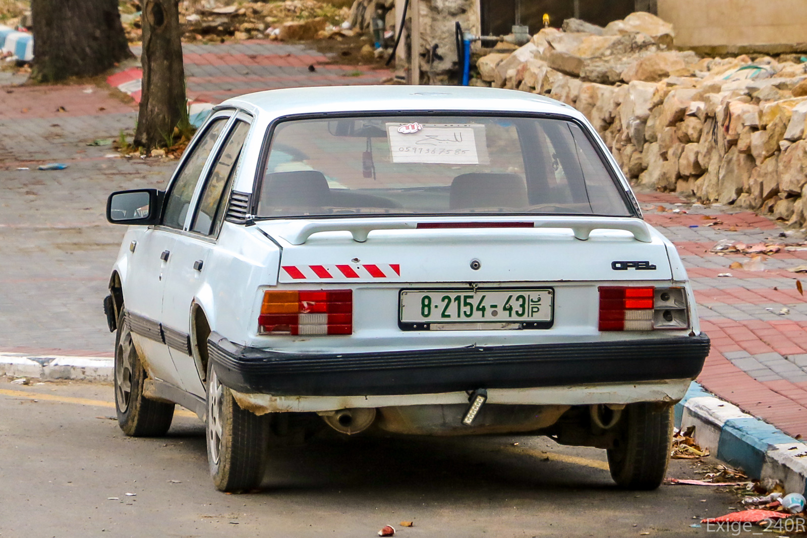 8-2154-43, Opel Ascona 3rd gen 4-door Sedan (C), 1981–1988