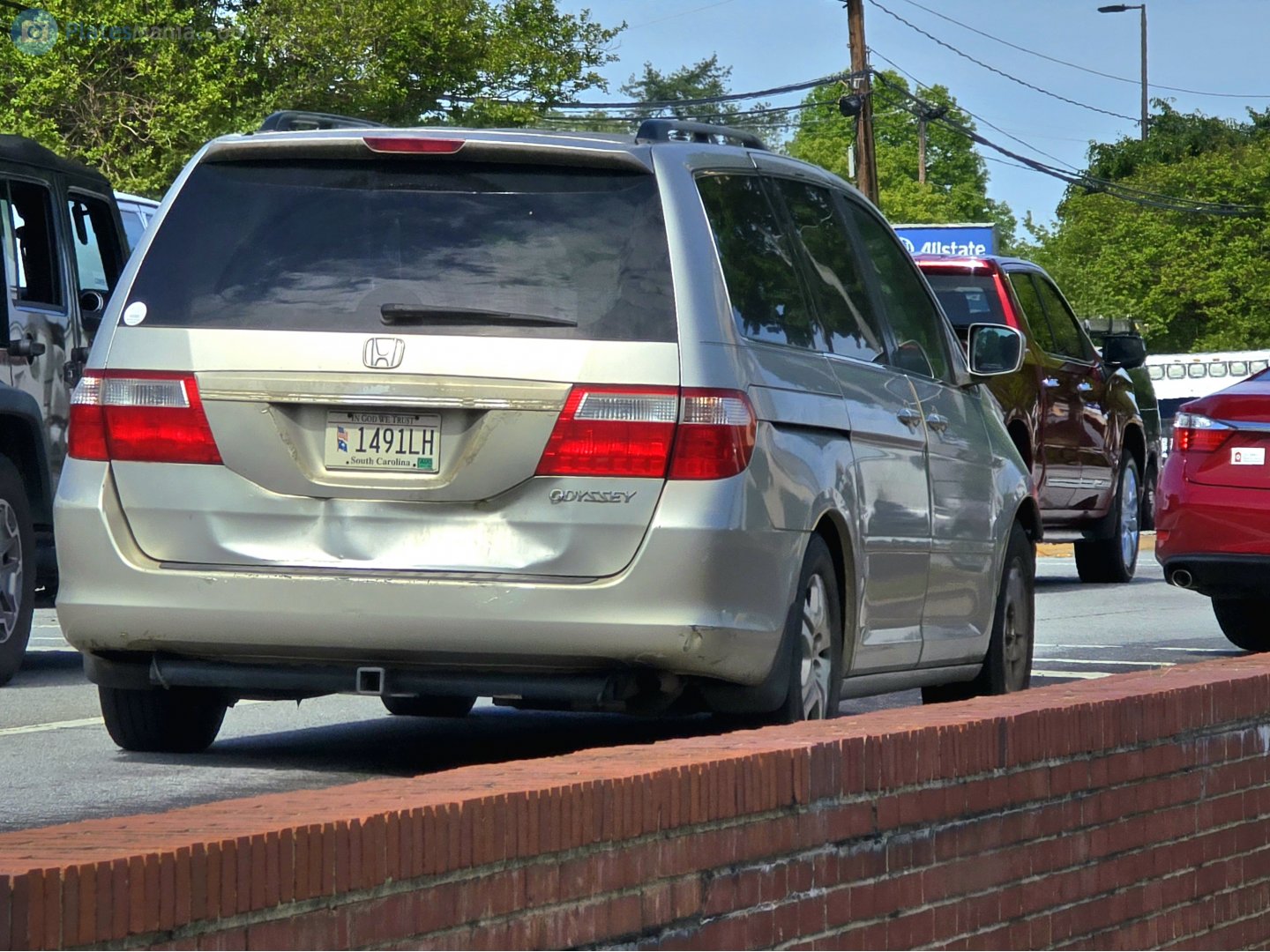 1491LH, Honda Odyssey 3rd gen (RL3/RL4; NA-market), 2004–2010