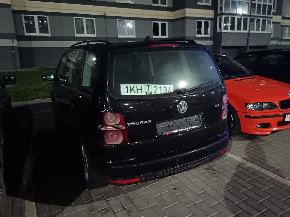 1KH T 2134, Volkswagen Touran 1st gen (1T2), 1st facelift, 2006–2010