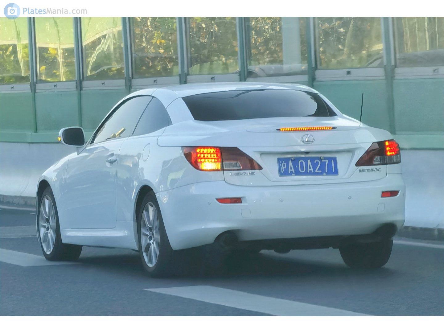 沪A·0A271, Lexus IS 2nd gen C Cabrio (XE20), 2008–2015