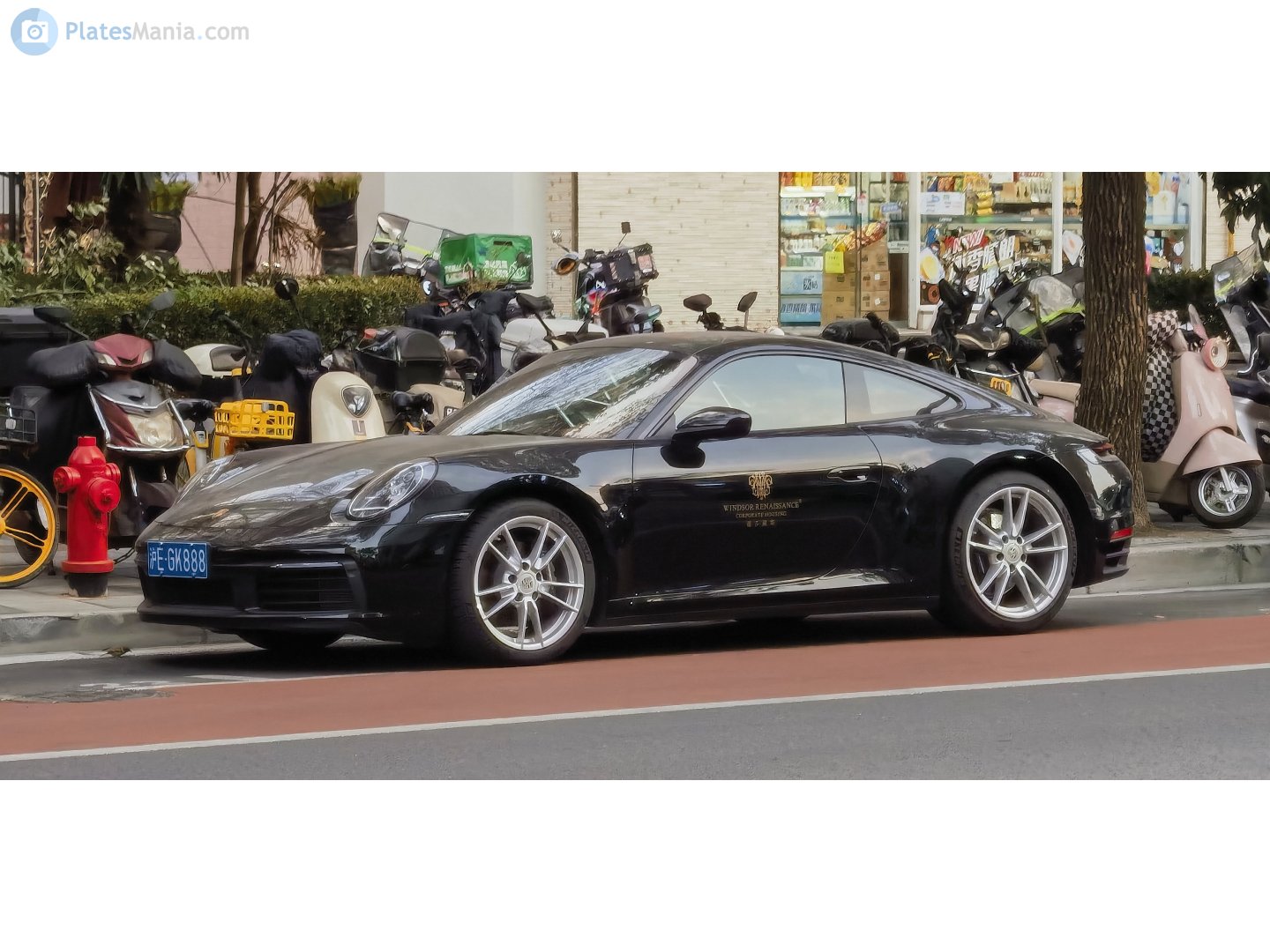 沪E·GK888, Porsche 911 7th gen Coupé (991.2), facelift, 2015–2019