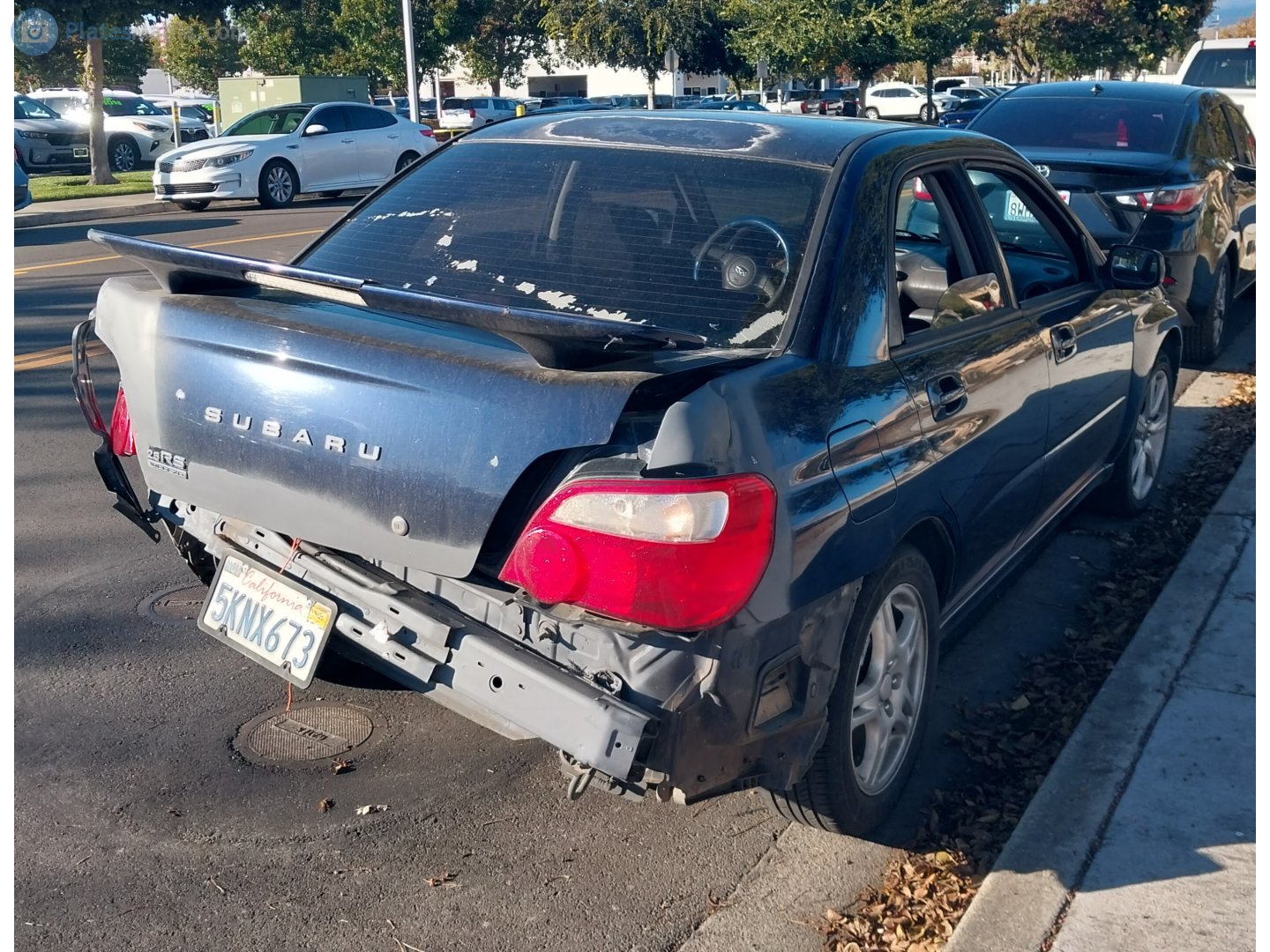 5KNX673, Subaru Impreza 2nd gen Sedan (GD), 1st facelift, 2002–2005