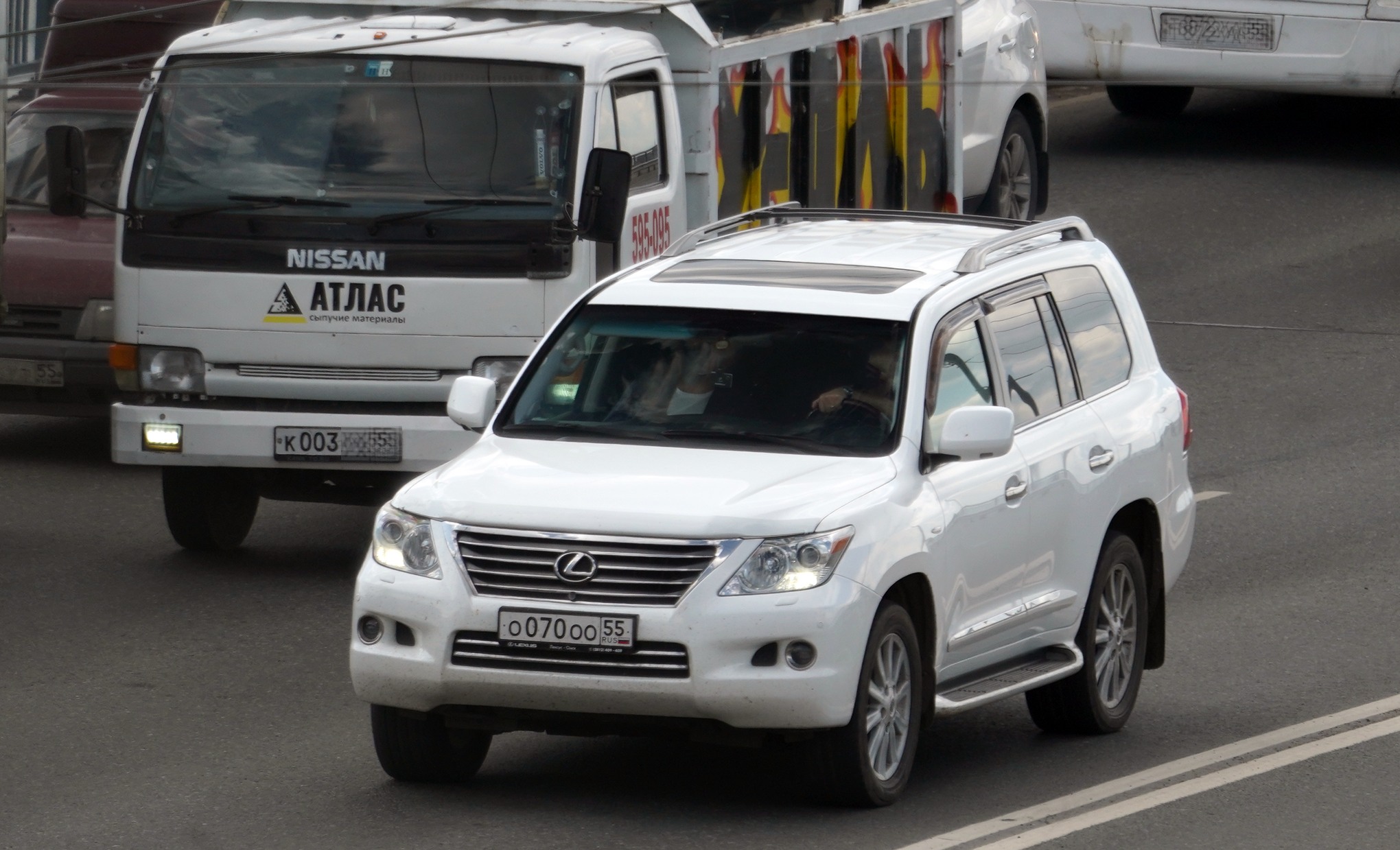 о 070 оо 55, Lexus LX 3rd gen (J200), 2007–2012
